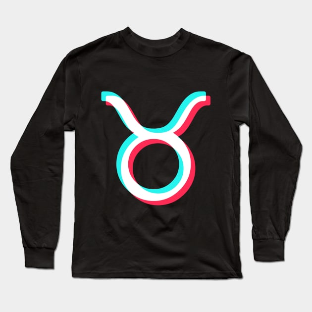 Taurus Zodiac Sign Birthday March to April, Astrology Taurus Long Sleeve T-Shirt by Happy Lime